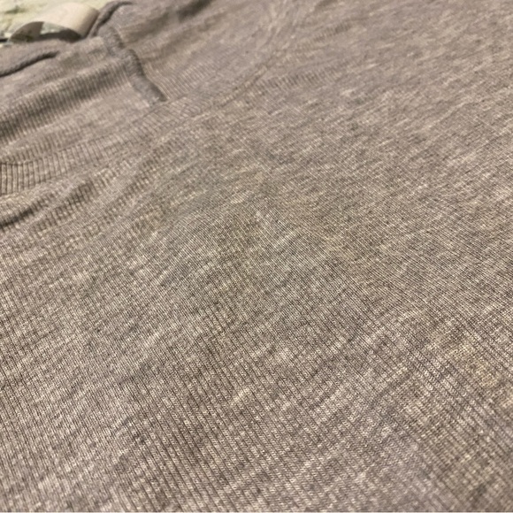 Free people heather gray scoop neck long sleeve tunic shirt. S - Picture 10 of 10